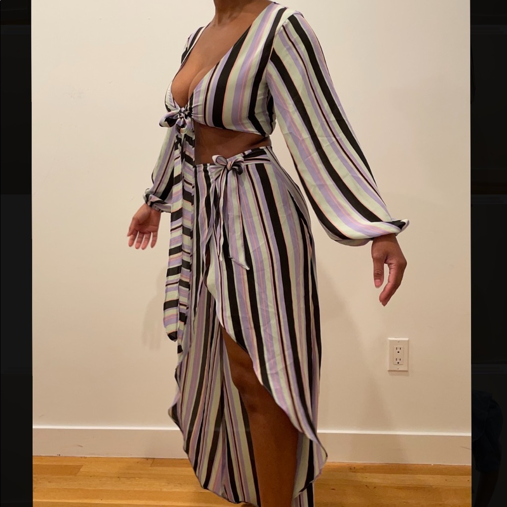 Two piece sheer set